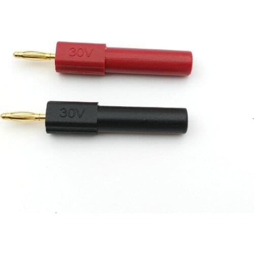 2pcs copper 4mm Banana Jack Female to 2mm Banana male Plug Probes 30V