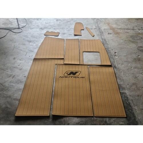 2002 Nautique Super Air 210 Swim Platform&Cockpit Boat EVA Teak Deck Floor Pad