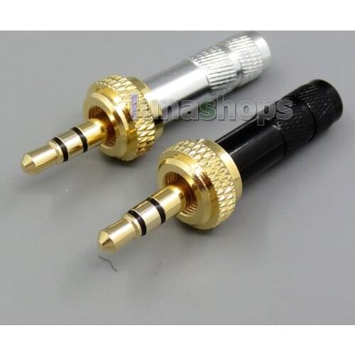 3.5mm 3 poles Male stereo DIY Solder Adapter Plugs Pins For Sony MDR-Z7 Headphone LN005351