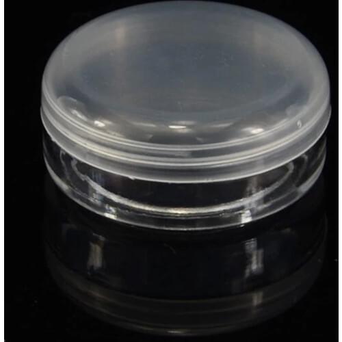 500pcs 15g Portable Plastic Cosmetic Empty Jars Clear Bottles Eyeshadow Makeup Cream Lip Balm Container Pots NO478