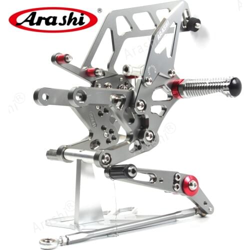 Arashi 1 Set MT10 2016 2017 2018 2019 CNC Adjustable Footrest Rear Sets Rearset Footrest Foot Rest For YAMAHA MT10 2016-2019