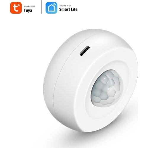Tuya Smart Life WiFi PIR Motion Sensor Alarm Detector For Wireless Home Automation App Notification Alerts