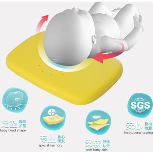 Baby Nursing Pillows Kids Sleep Cushion Bunny Neck Pillows Infant Toddler Sleep Positioner Anti Roll Cushion Flat Head Pillow