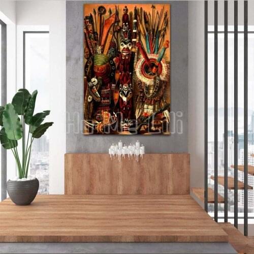 Art Vertical Wall Oil Painting Home Living Room Bedroom Decoration