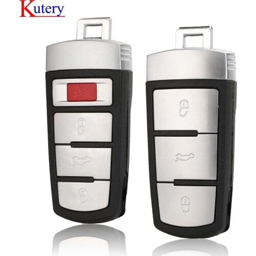 Kutery Remote 4 Buttons Car Key Case For Volkswagen VW Passat CC B6 B7 B7L CC R36 Maogotan B5 Passat 3C Car Key Shell