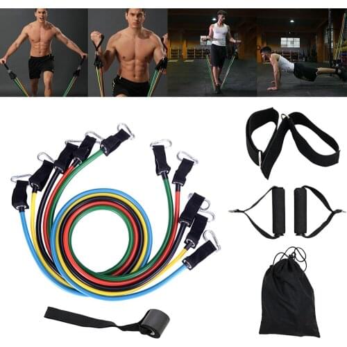 Pull Rope Fitness Exercises Latex Resistance Bands Crossfit TPE Tubes Pedal Excerciser Body Training Workout Sport Equipment