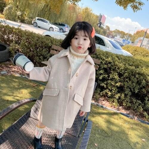 2019 New Year wear Baby Girl fashion elegant Winter Coats Thicken Warm Cotton Padded girls kids long Coat Children Clothes