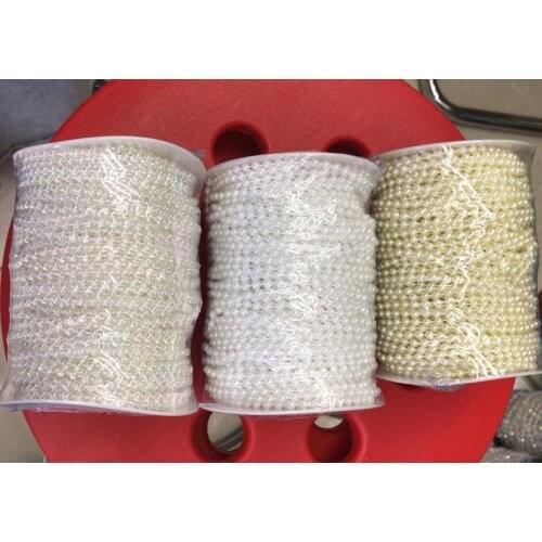 50Yards/Roll 4mm Plastic Beads Chain Wedding Gift Packing DIY Jewelry Making Materials