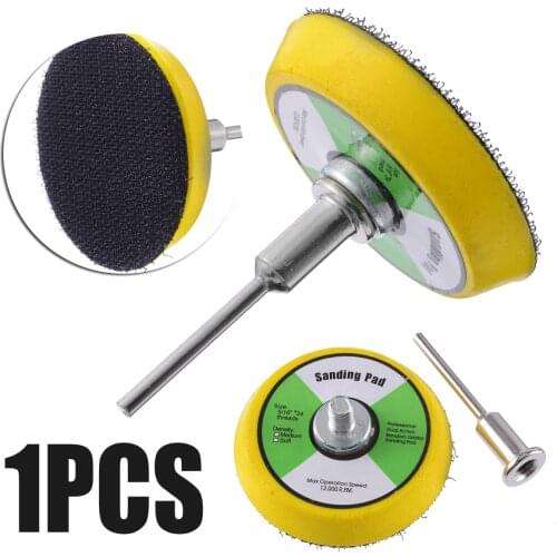 50mm 2 Inch Polishing Mix Grit Sanding Disc Polish Pad Backer Sander Plate with 3mm Shank For Electric Grinder Rotary Tool