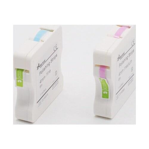 Dentist Lab Prophy Supply Dental Polishing Strips 4mm*6M Fine/Medium 1roll/box For Dentistry Clinic