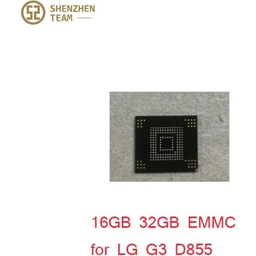 SZteam 16GB 32GB EMMC for LG G3 D855 with firmware Programmed NAND flash memory IC