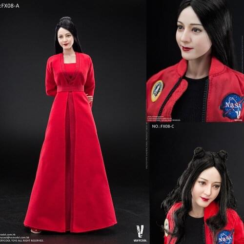 IN STOCK VERYCOOL 1/6 FX08-A/B/C Dilraba Head Sculpt Carved w/ VC 3.0 Female Figure Body Toys