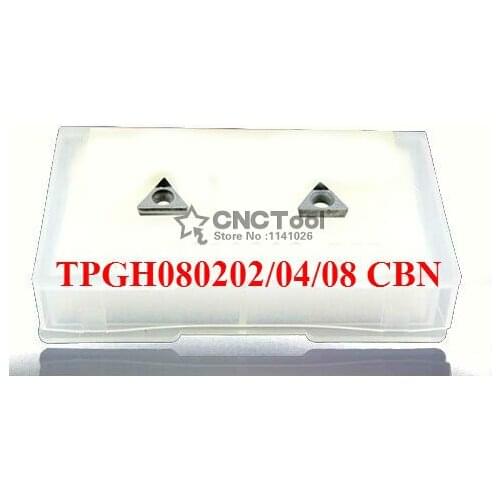 2PCS TPGH080202 /TPGH080204 / TPGH080208 CBN Diamond inserts ,Carbide Milling Inserts,CNC Insert, Milling Cutter For STFCR