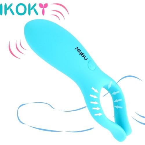 IKOKY Adult Products G-spot Vibration Clip Penis Vibrator Sex Toy For Women Vagina Clitoris Stimulation Nipple Massage 10 Mode