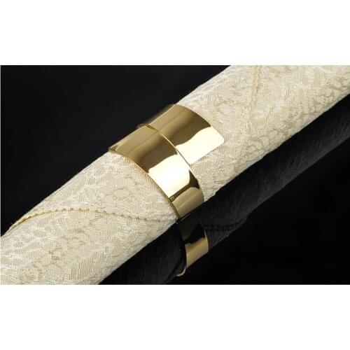 10pcs/lot Simple and stylish European-eight gold silver alloy buckle napkins ring, metal napkin ring