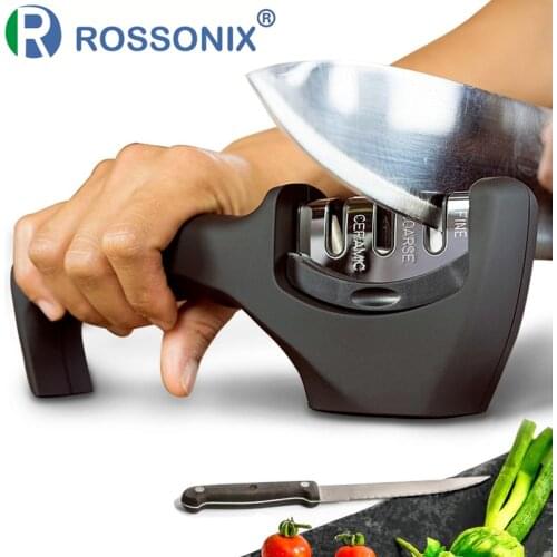 Knife Sharpener 3 Stages Professional Kitchen Sharpening Stone Grinder knives Whetstone Tungsten Diamond Ceramic Sharpener Tool