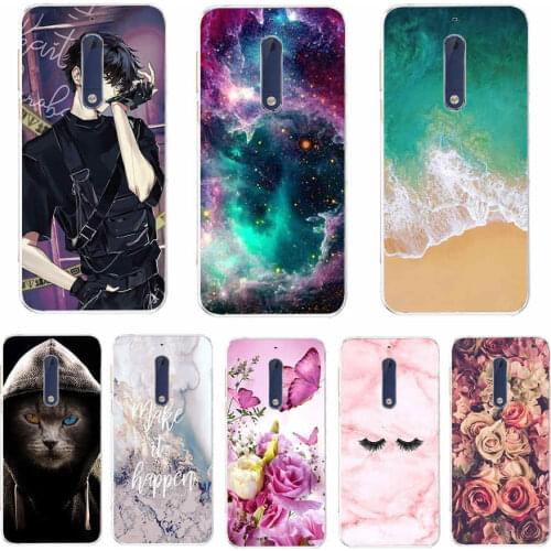For Nokia 5.1 Case Soft Silicone Bumper Back Cover Case For Nokia 5.1 Nokia5.1 Cases Phone Covers