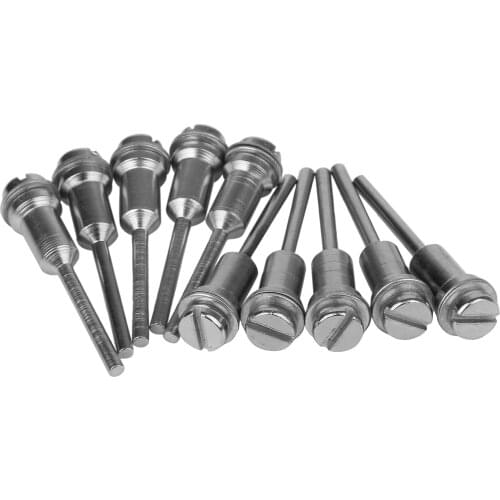 10pcs 3.17mm/1/8" Shank HSS Cutting Disc Mandrel Abrasive Discs Arbor Fixed Cut-off Wheel Disc Holder For Dremel Rotary Tool