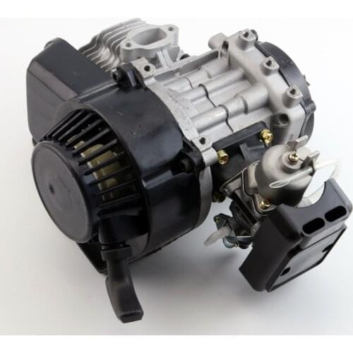 2 Stroke Pull Start Engine Motor 49cc Motor Transmission Engine Air Filter Mini Pocket Pit Quad Dirt Bike ATV 4 Wheel 6 Teeth