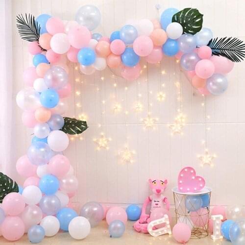 Pink Blue Balloon Garland Arch Kit for Birthday girl Baby Shower Wedding Party Decoration