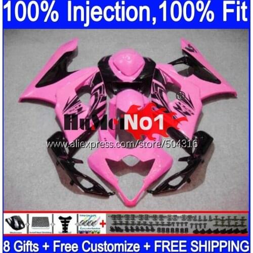 Injection For SUZUKI GSX R1000 GSXR-1000 2005 2006 21MC.71 Glossy pink GSX-R1000 GSXR 1000 1000CC 05 K5 GSXR1000 05 06 Fairing