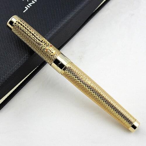 Jinhao 1200 Brand Luxury Eastern Dragon Design Fountain Pen Business Office Gift Ink Pens School Writing Stationery Supplies