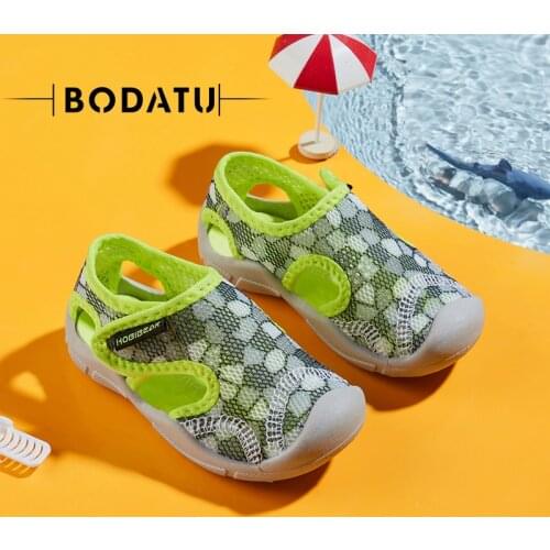2021 New Childrens Sandals Summer Boys Girls Outdoor Beach Shoes Breathable Soft Bottom Baby Toddler Shoes Kids Casual Sneakers