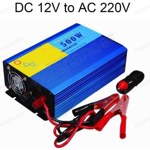 New arrival 500W 12V DC to 220V AC Pure Sine Wave Power Inverter 50HZ Power inverter Car Inverter Converter