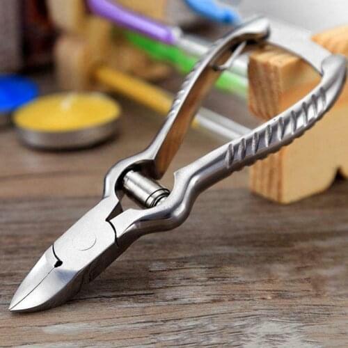 Finger Toe Nail Clipper Stainless Steel Pedicure Scissor Toenails Corrector Ingrown Nails Care Nipper Manicure Tools SANA889