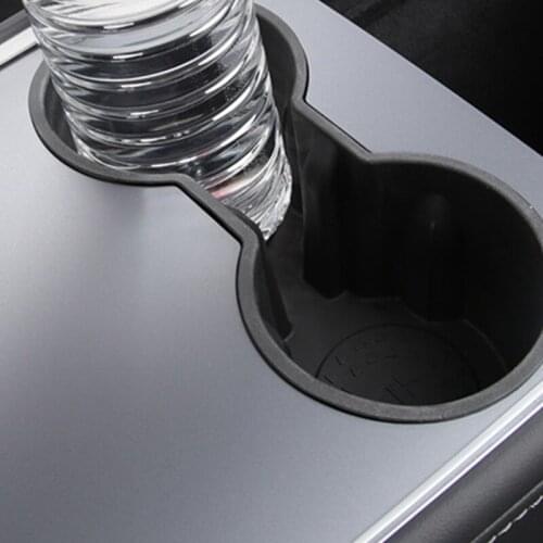 Compatible with Model 3 Y Center Console Cup Holder Mini Trash Can Storage Car Accessories Bottle Coffee Mug Cup