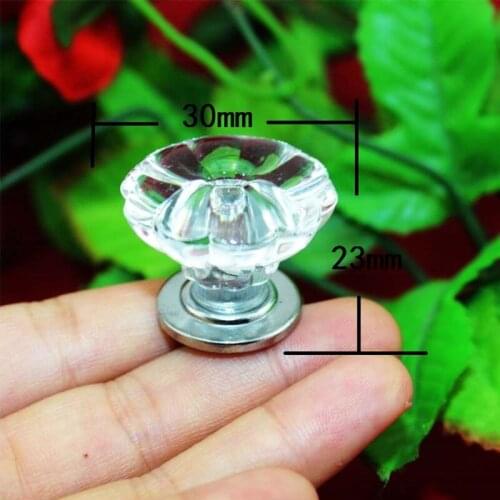 Modern White Pumpkin Handle Plastic Knobs and Handles Door Handle Cupboard Drawer Kitchen Pull Knob Acrylic,30*23mm,1PC