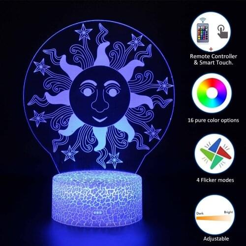 Upgraded Ramadan Decoration,Touch Dimmable Remote control 16 colors Ramadan Light,Mubarak Ramadan Eid Moonlight Lamp for Bedroom
