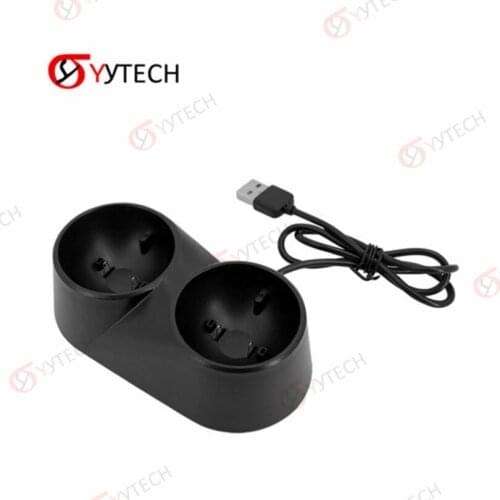 YYTECH Controller Charging Dock Station Stand for PS Move Game Double Handle Charger