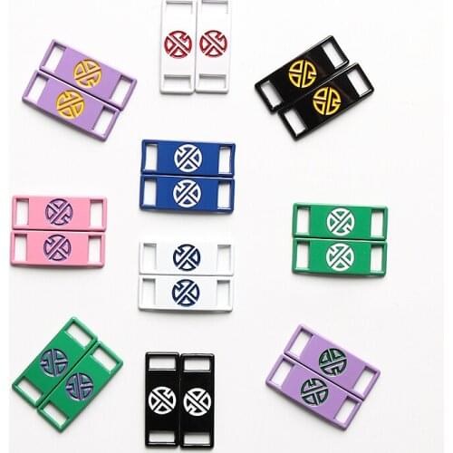 1Pair Shoelaces Buckle Shoe Decorations Sneakers AF1 Laces Buckle High Quality DIY Metal Shoe Accessories