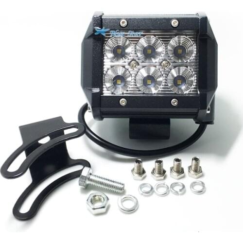 1pcs 4 Inch 18W LED Work Light Bar for Indicators Motorcycle Driving Offroad Boat Car Tractor Truck 4x4 SUV ATV Flood 12V