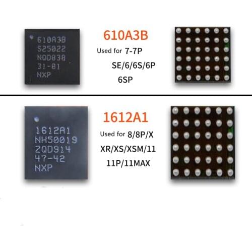 10pcs/lot NEW original 1610 A1 A2 A3 610A3B 1612A1 U2 U6300 for iphone 5S 5C 6 6P 6S 7P 7 11/pro/MAX XS/MAX XR X 8 8plus SE2
