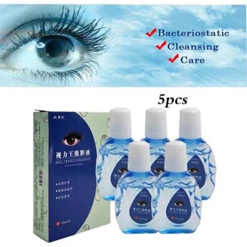 5PCS Cool Eye Drops Cleanning Eyes Relieves Discomfort Removal Fatigue Relax Massage Eye Care