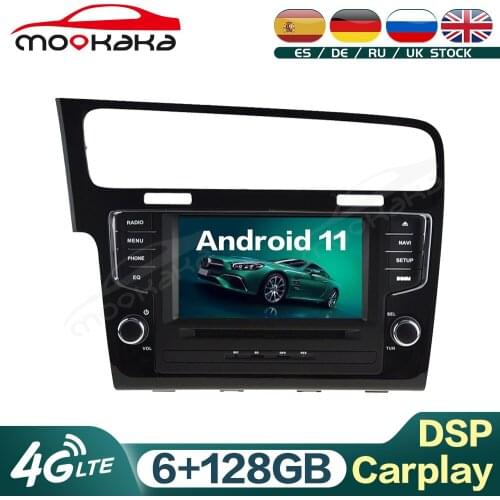 For VW Volkswagen Golf 7 2013 - 2018 Android 11 128GB Car Radio Multimedia Player GPS Navigation Audio Stereo Head Unit Carplay