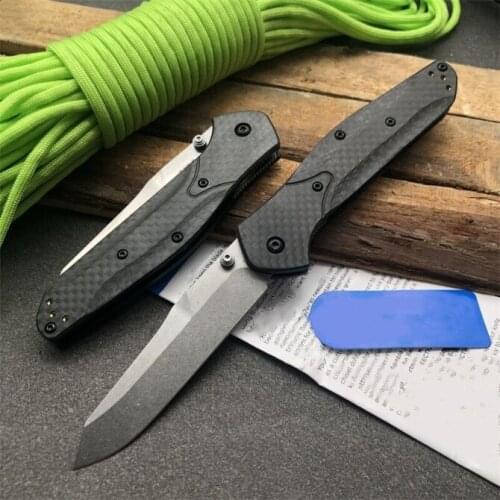 Butterfly IN Knife BM940-1 Carbon Fiber Handle Hunting Camping Folding Pocket Knife Survival Edc Multi Tools Knife for Men