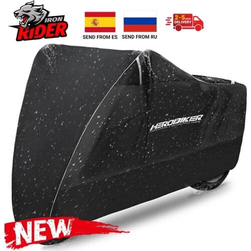 Motorcycle Cover Universal Outdoor UV Protector Scooter All Season Waterproof Bike Rain Dustproof Cover Motorcycle Cover