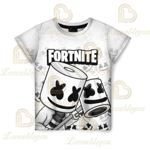 Fortnite T Shirt 3D Printed Streetwear Children Clothes