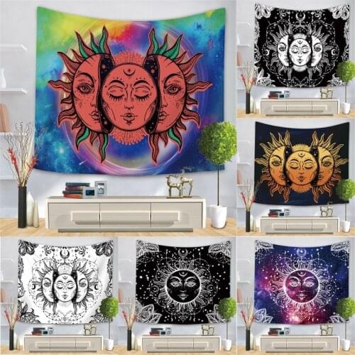 Greek mythology sun moon tapestry bohemian background cloth home decoration tapestry custom wholesale 95*73cm