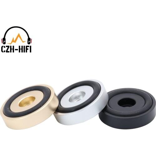 39x10mm Amplifier Speaker Isolation Stand Base CNC Machined Solid Aluminum Feet Pad CD Player Subwoofer Guitar AMP Cobinet Base