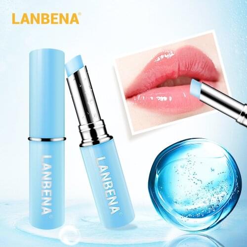 LANBENA Chameleon Lip Balm Hyaluronic Acid Moisturizing Nourishing Lip Plumper Lip Lines Natural Extract Makeup Lipstick TSLM1