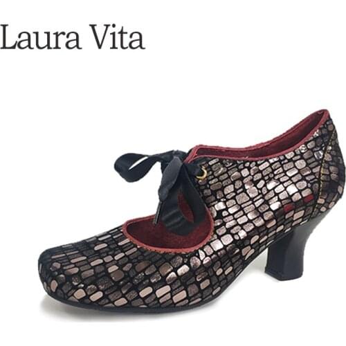 LAURA VITA Women's Shoes With A Strap