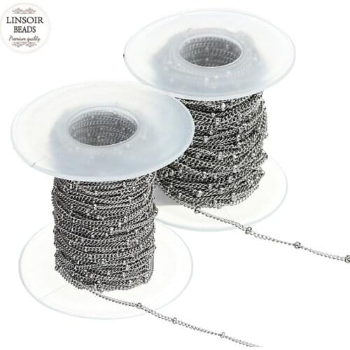 Linsoir Beads Silver Chains