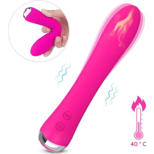 Heating Dildos Vibrating Toys G Spot Vibrators Bendable Wand For Women Adults Sex Tools For Couples Female Vagina Stimulator