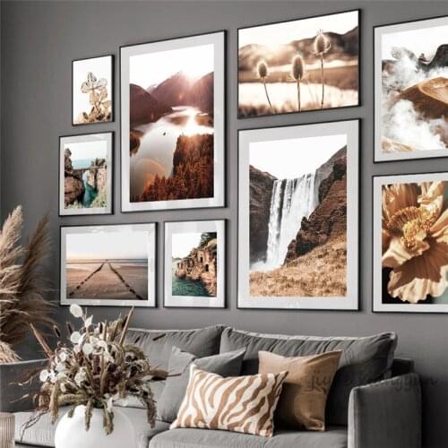 Scandinavian Scenery Wall Art Poster Nordic Photography Nature Landscape Canvas Painting Print Posters Modern Home Room Decor