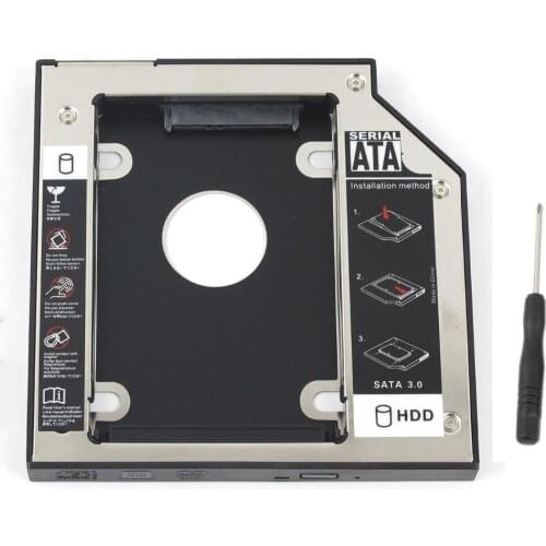 WZSM NEW 9.5mm SATA 2nd SSD HDD Caddy for Lenovo G50 G50-30 G50-70 2.5" Hard Disk Drive Caddy