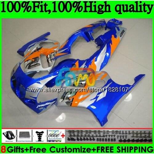 OEM Injection For HONDA CBR250RR CBR250 RR 95 96 97 98 Blue orange 99 143BS.58 MC22 CBR 250RR 1995 1996 1997 1998 1999 Fairing